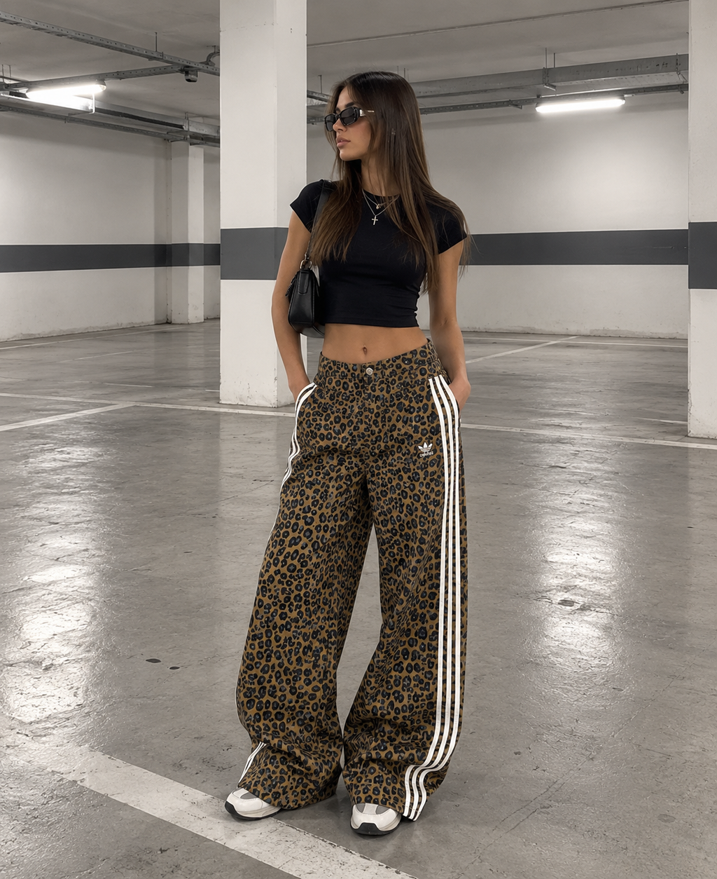 Vaquero adidas leopardo