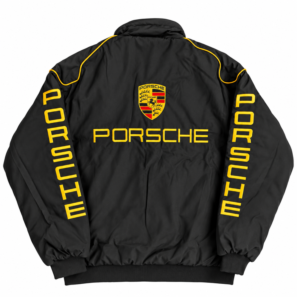 Chaqueta racing porsche negra