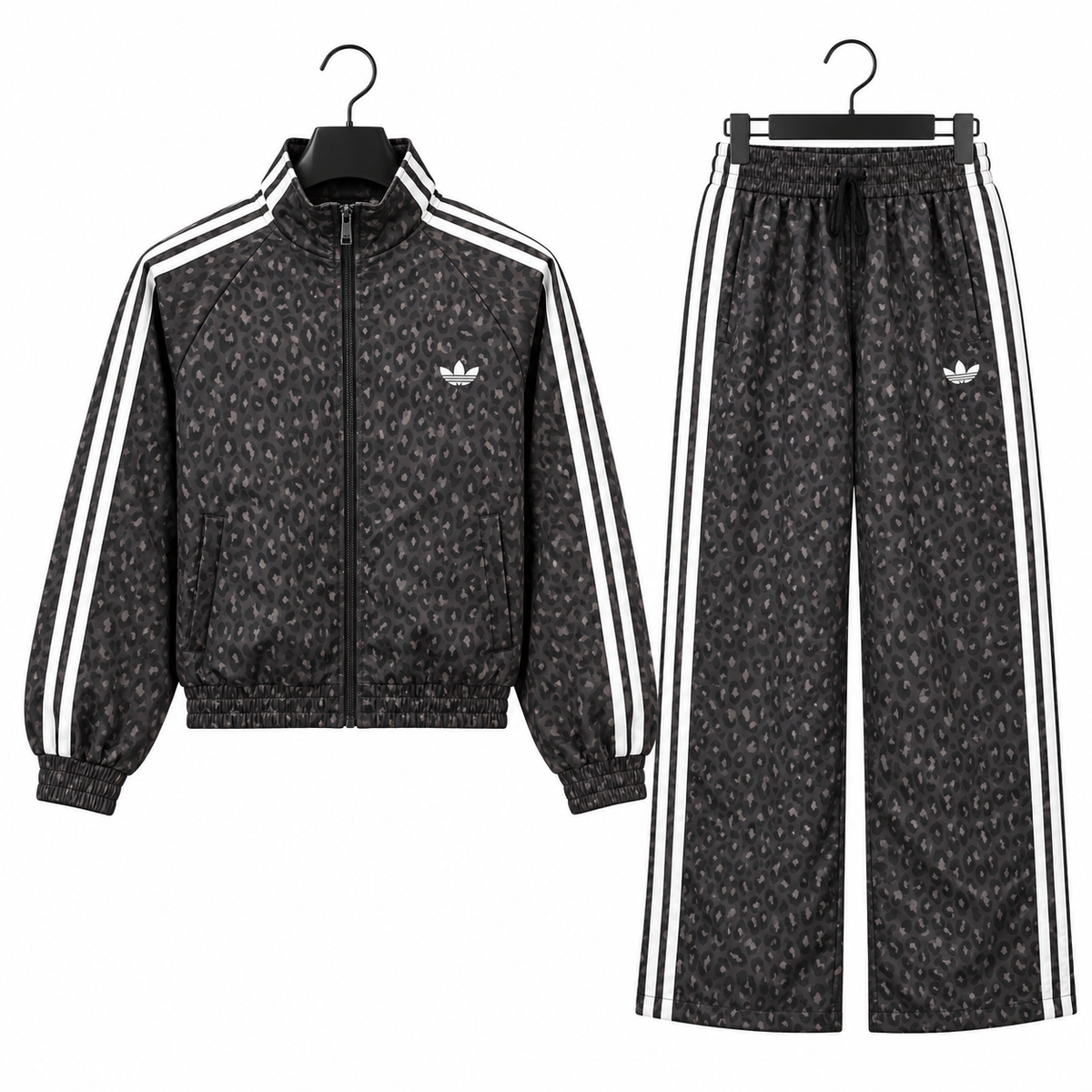 Chándal completo adidas leopardo negro