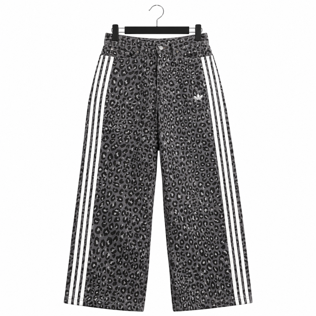 Vaqueros adidas leopardo gris