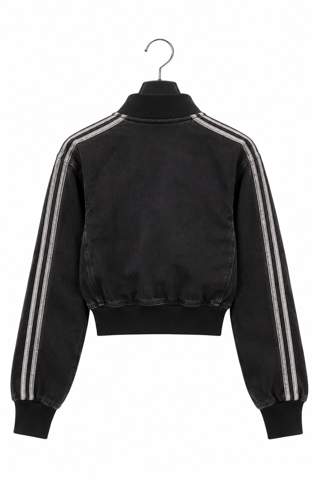 Chaqueta ajustada vaquera adidas negra