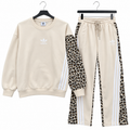 Chándal completo adidas leopardo beige
