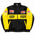 Chaqueta racing ferrari negra y amarilla