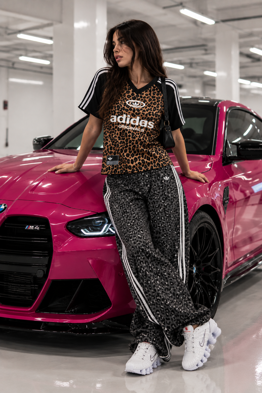 Camiseta Manga Corta Adidas Originals Leopardo