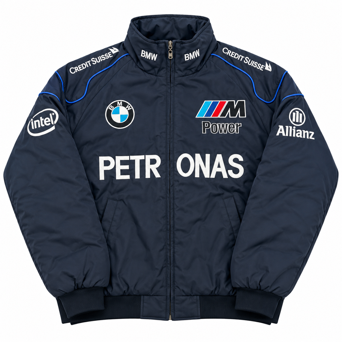 Chaqueta racing bmw azul marino