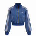 Chaqueta ajustada vaquera adidas azul