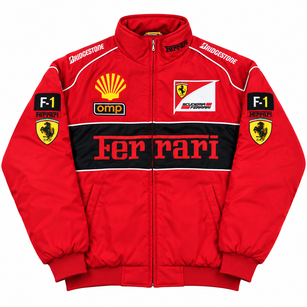 Chaqueta racing roja ferrari